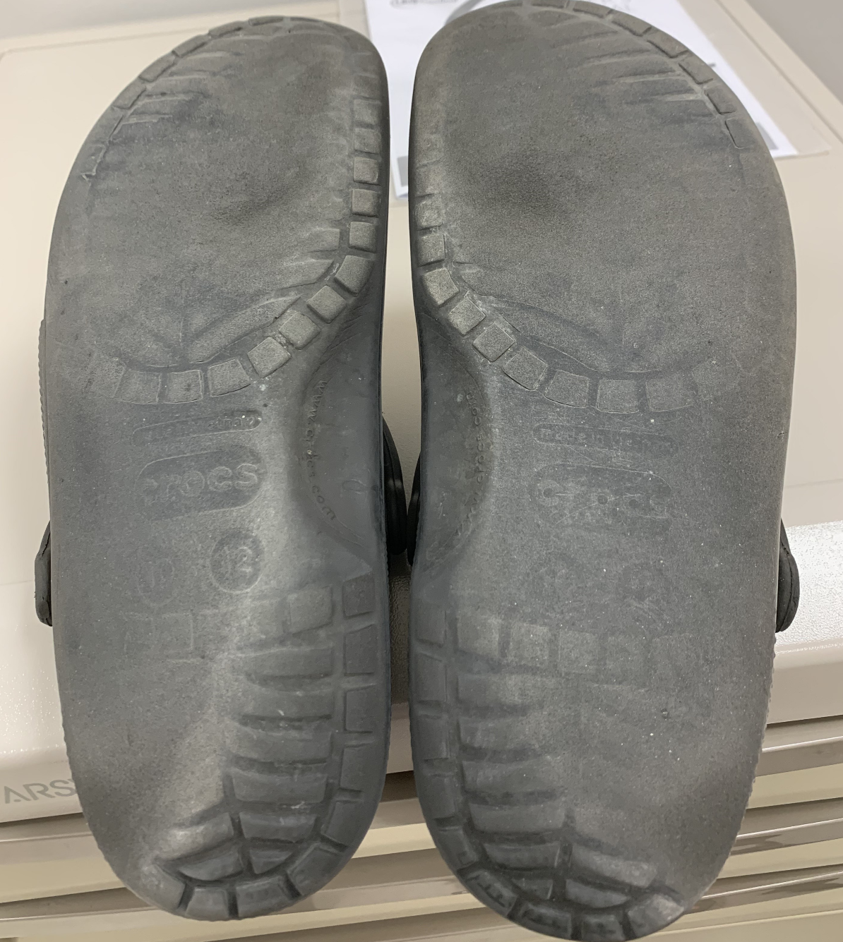 worn-down shoe